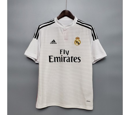 Real Madrid 14/15 Home White Soccer Jersey